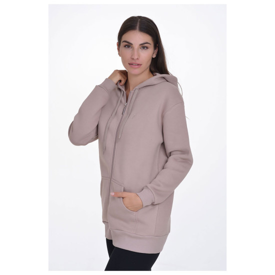 Target Γυναικεία ζακέτα Long Jacket Hoodie Fleece